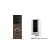 Mokka – mat:Battery Video Doorbell (nieuwste generatie) + Indoor Cam (2de generatie)