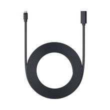 Zwart:USB-C-verlengkabel van 3 meter (USB-C-zonnepanelen, PoE+-adapter)