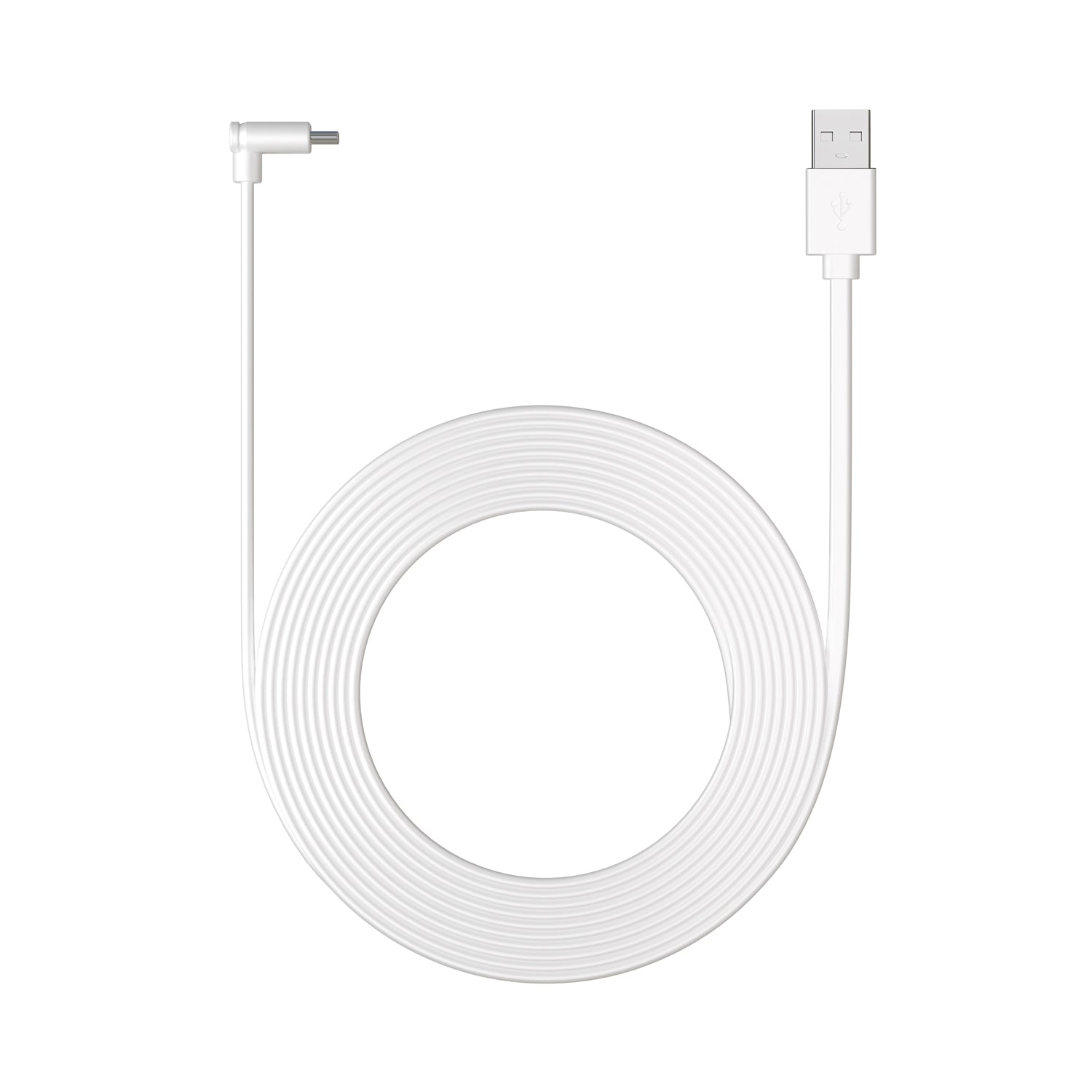 Wit:USB-A-naar-USB-C-kabel van 3 meter (Indoor Camera Plus)