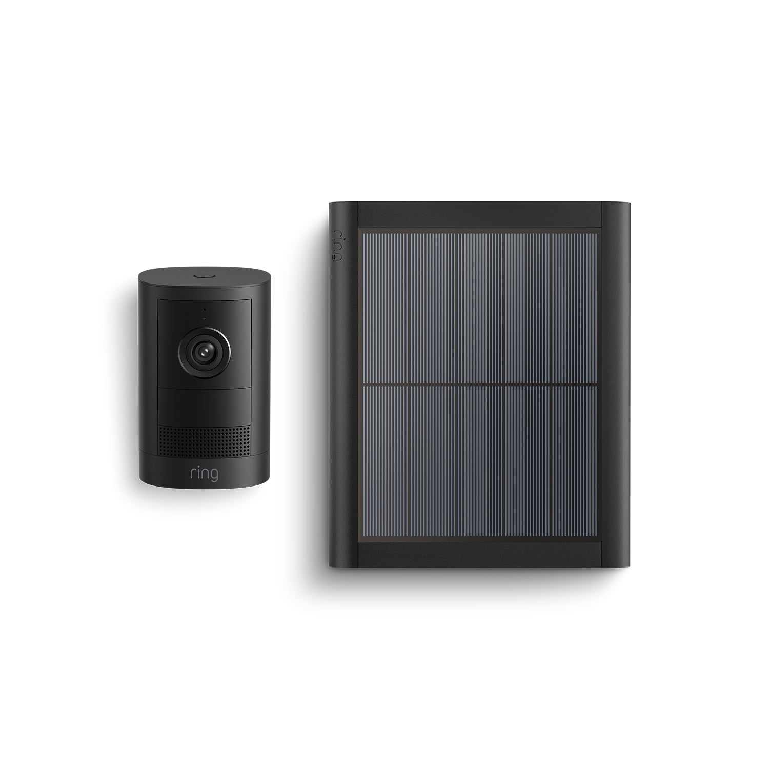 Zwart:Outdoor Camera 2K Solar