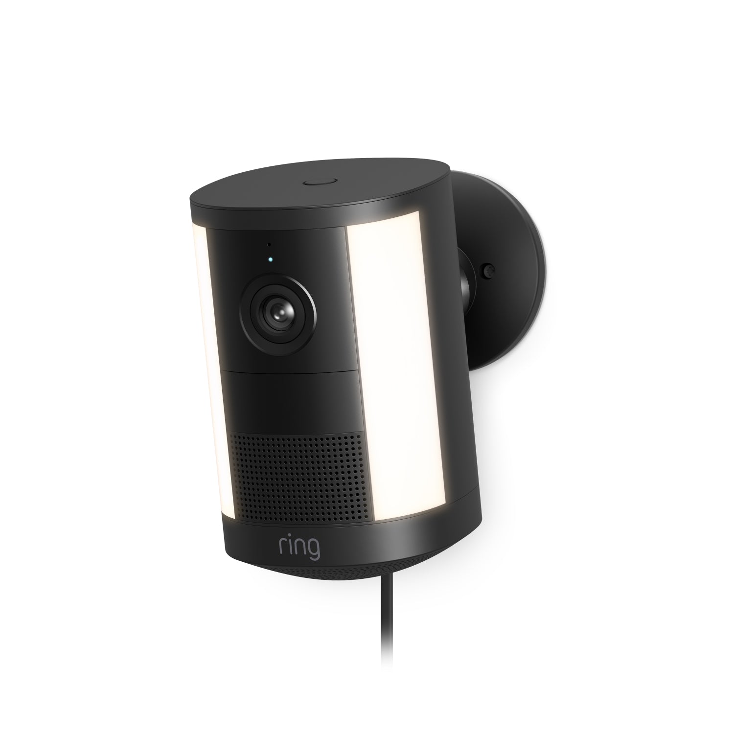 Zwart:Spotlight Camera met stekkeradapter (2de generatie)
