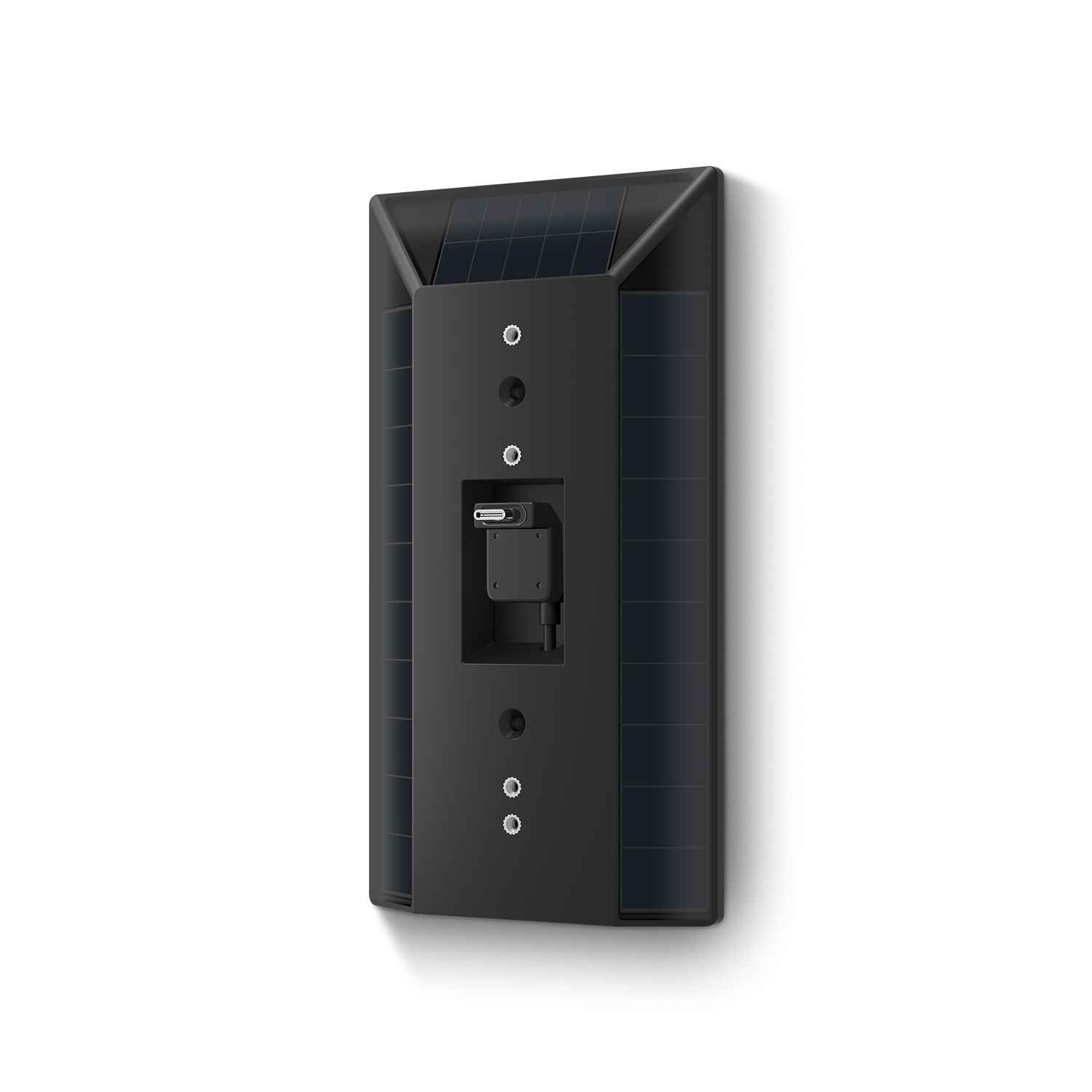 Zwart:Zonnelader (Battery Video Doorbell (2de generatie), Battery Video Doorbell Plus (2de generatie), Battery Video Doorbell Pro (2de generatie))