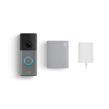 Gespikkeld – grijs:Wired Video Doorbell  (2e gén.) avec adaptateur secteur + Chime (3e gén.)
