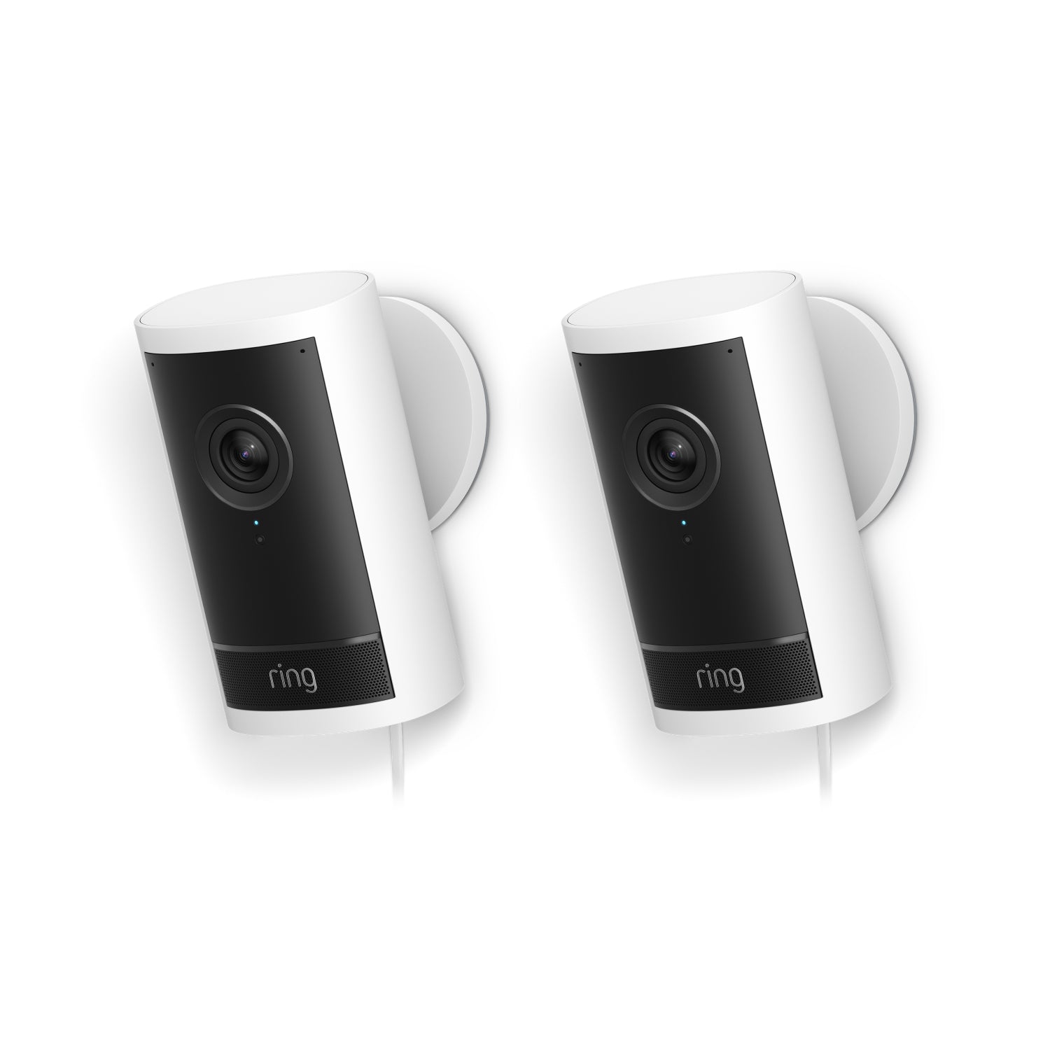 Wit:2-Pack Buitencamera Pro met stekkeradapter