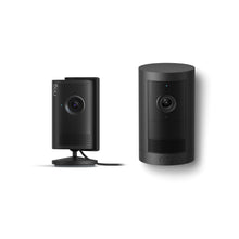 Zwart:Binnencamera Plus + Buitencamera Plus