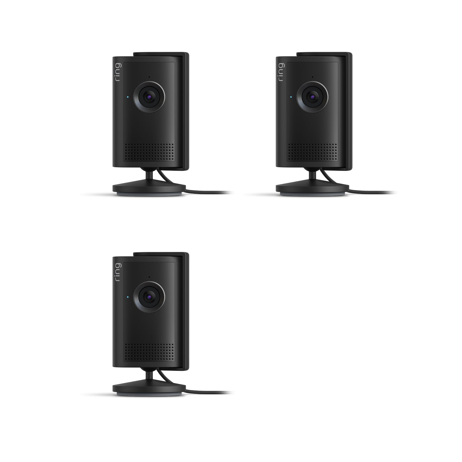 Zwart:Bundel met 3x Binnencamera Plus