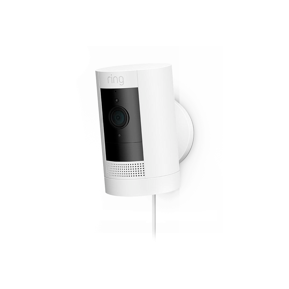 White:Outdoor Security Camera | Stick Up Cam Plug-In (for EU adapter)