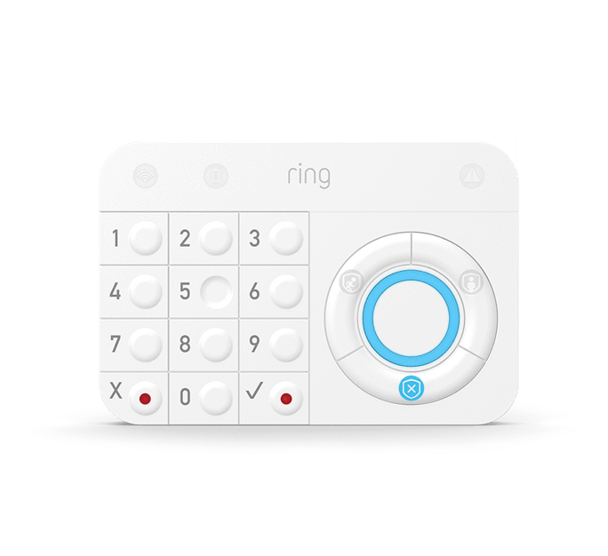 Wit:Alarm Bedieningspaneel (1ste generatie)