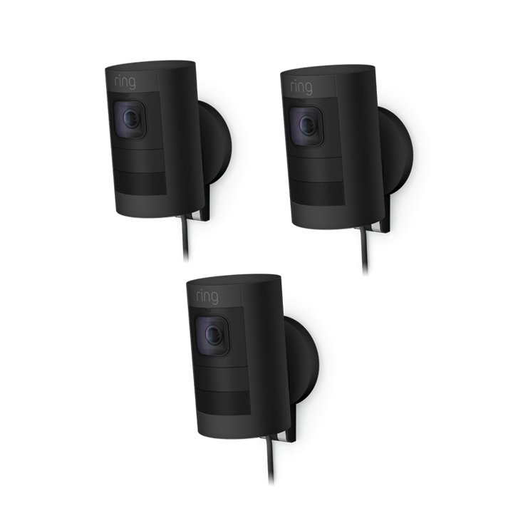 Zwart:3-Pack Stick Up Cam Elite