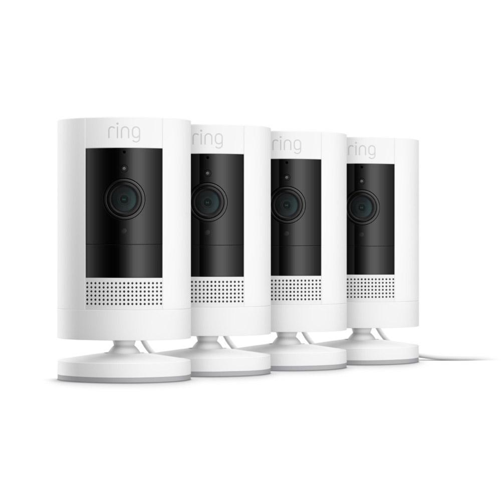 Wit:4-Pack Stick Up Cam Plug-In