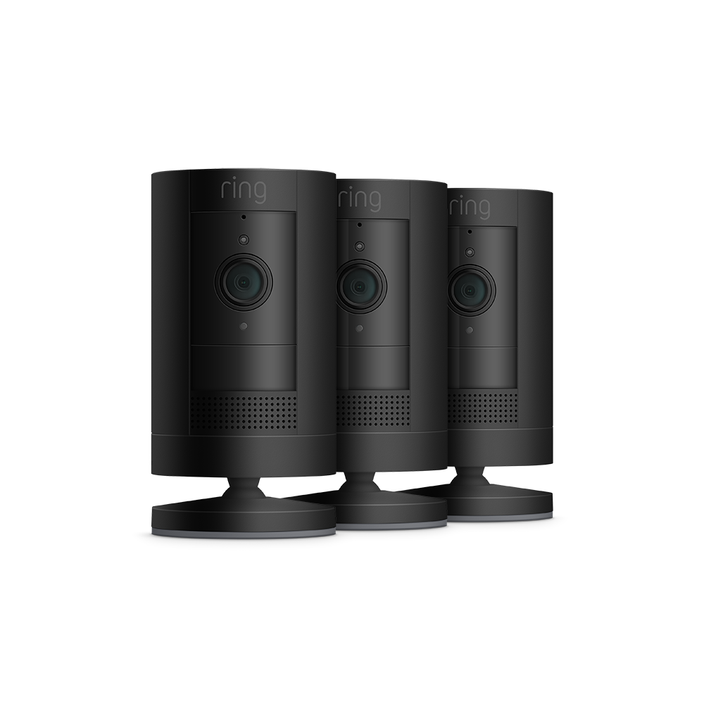 Zwart:3-Pack Stick Up Cam Battery