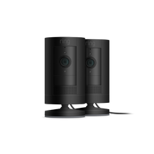 Zwart:2-Pack Stick Up Cam Plug-In