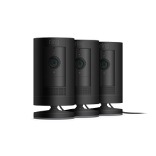 Zwart:3-Pack Stick Up Cam Plug-In