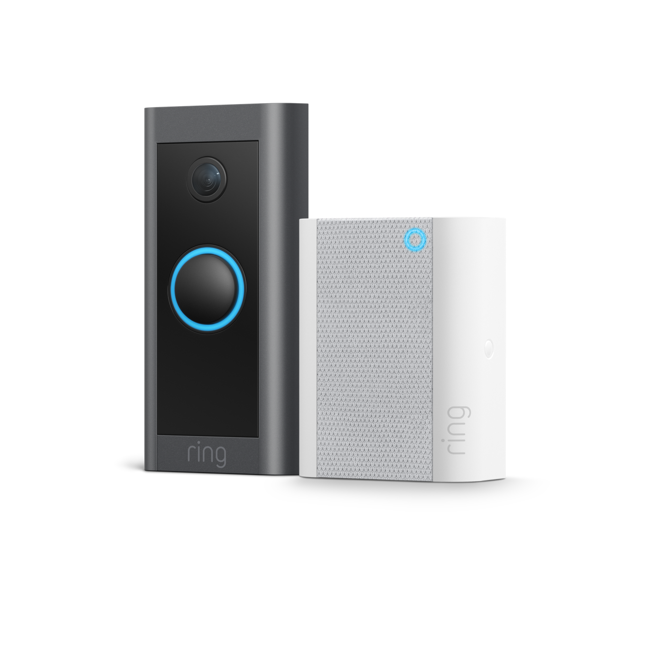 Zwart:Video Doorbell Wired + Chime