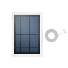 Wit:Zonnepaneel voor videodeurbel (Video Doorbell 2, Video Doorbell 3, Video Doorbell 3 Plus, Video Doorbell 4, Battery Video Doorbell Plus, Battery Video Doorbell Pro)
