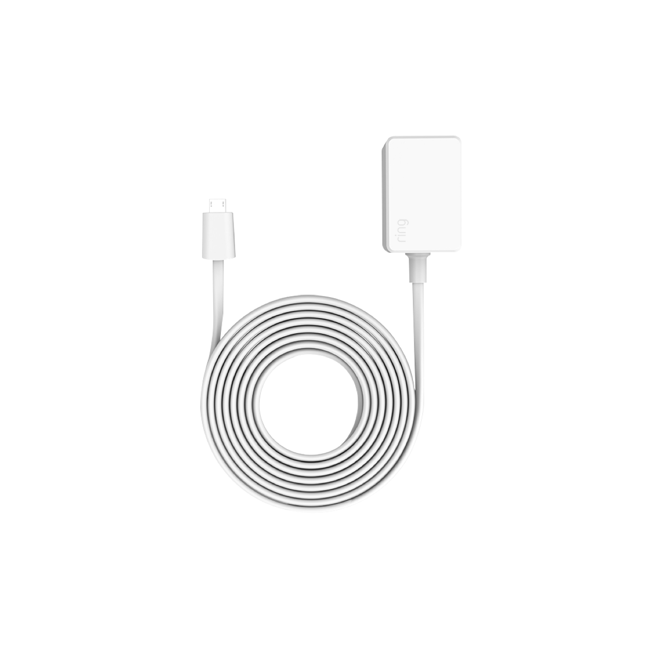 Wit:Stroomadapter met kabel 3 meter (Indoor Cam 1e generatie)