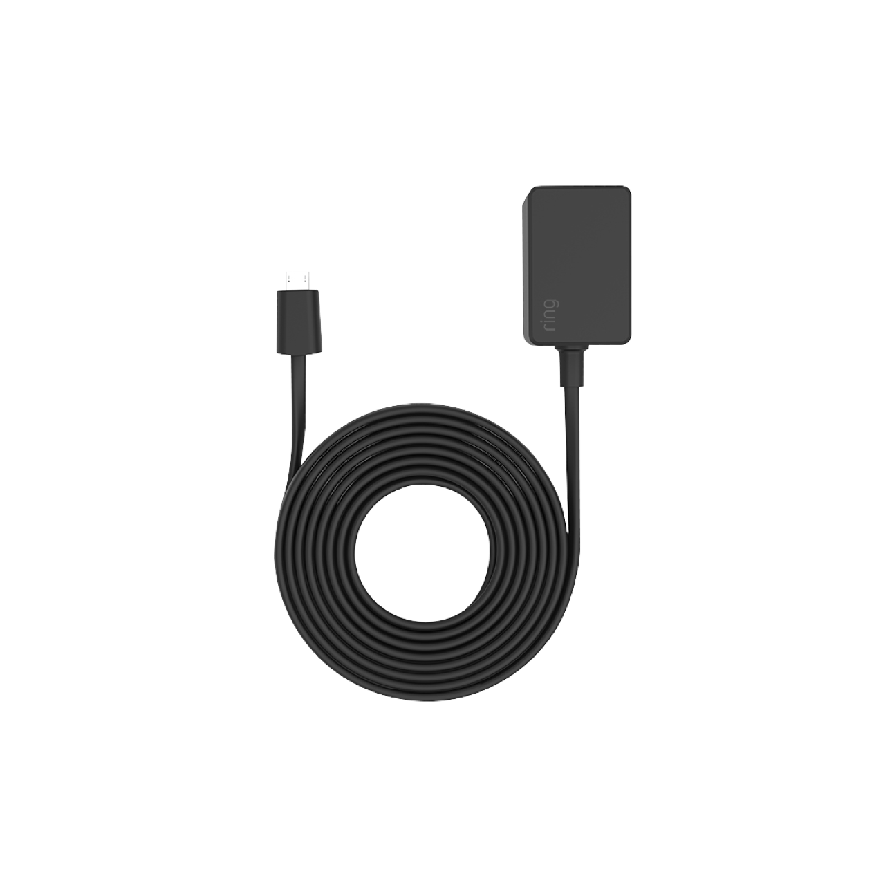 Zwart:Stroomadapter met kabel 3 meter (Indoor Cam 1e generatie)