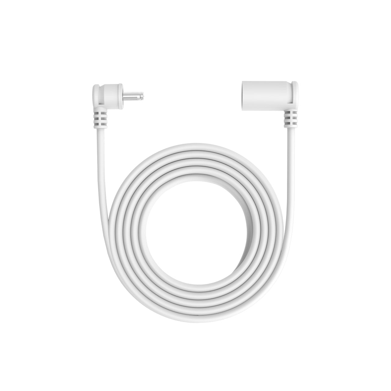 Wit:Verlengkabel van 3 meter (DC met barrelplug)