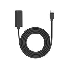 Zwart:USB-C-verlengkabel van 3 m (USB-C-zonnepanelen)