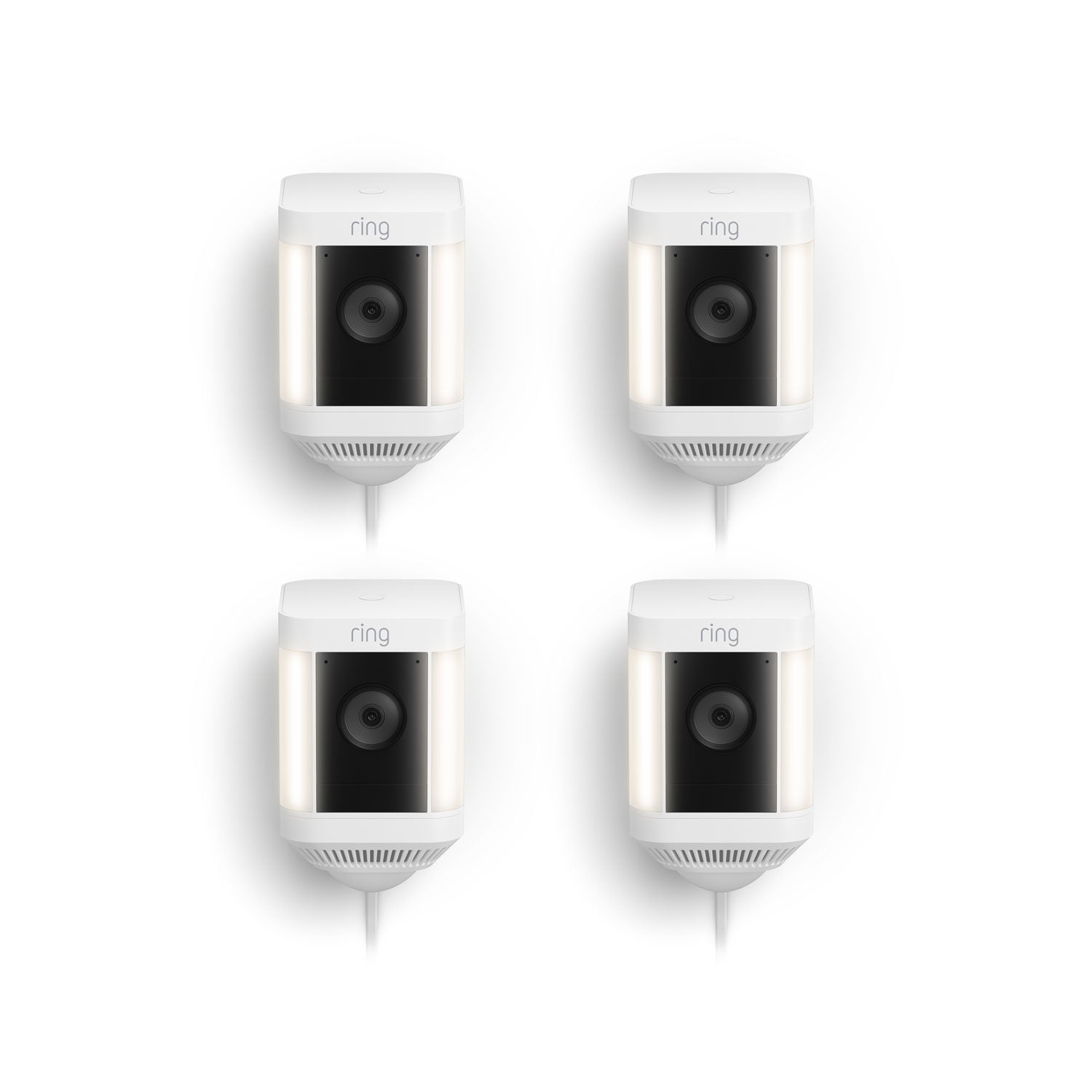 Wit:4-Pack Spotlight Cam Plus Plug-In