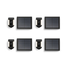 Zwart:4-Pack Spotlight Cam Plus Solar