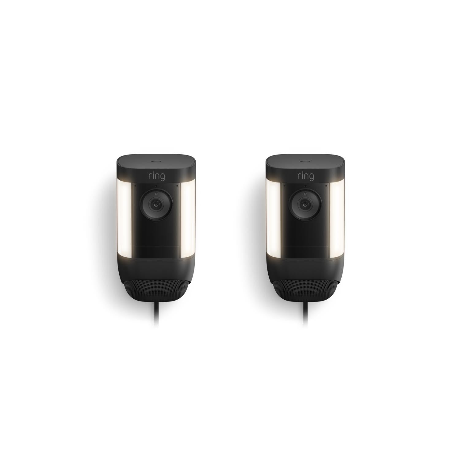 Zwart:2-Pack Spotlight Cam Pro Plug-In