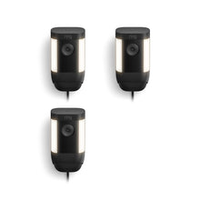 Zwart:3-Pack Spotlight Cam Pro Plug-In