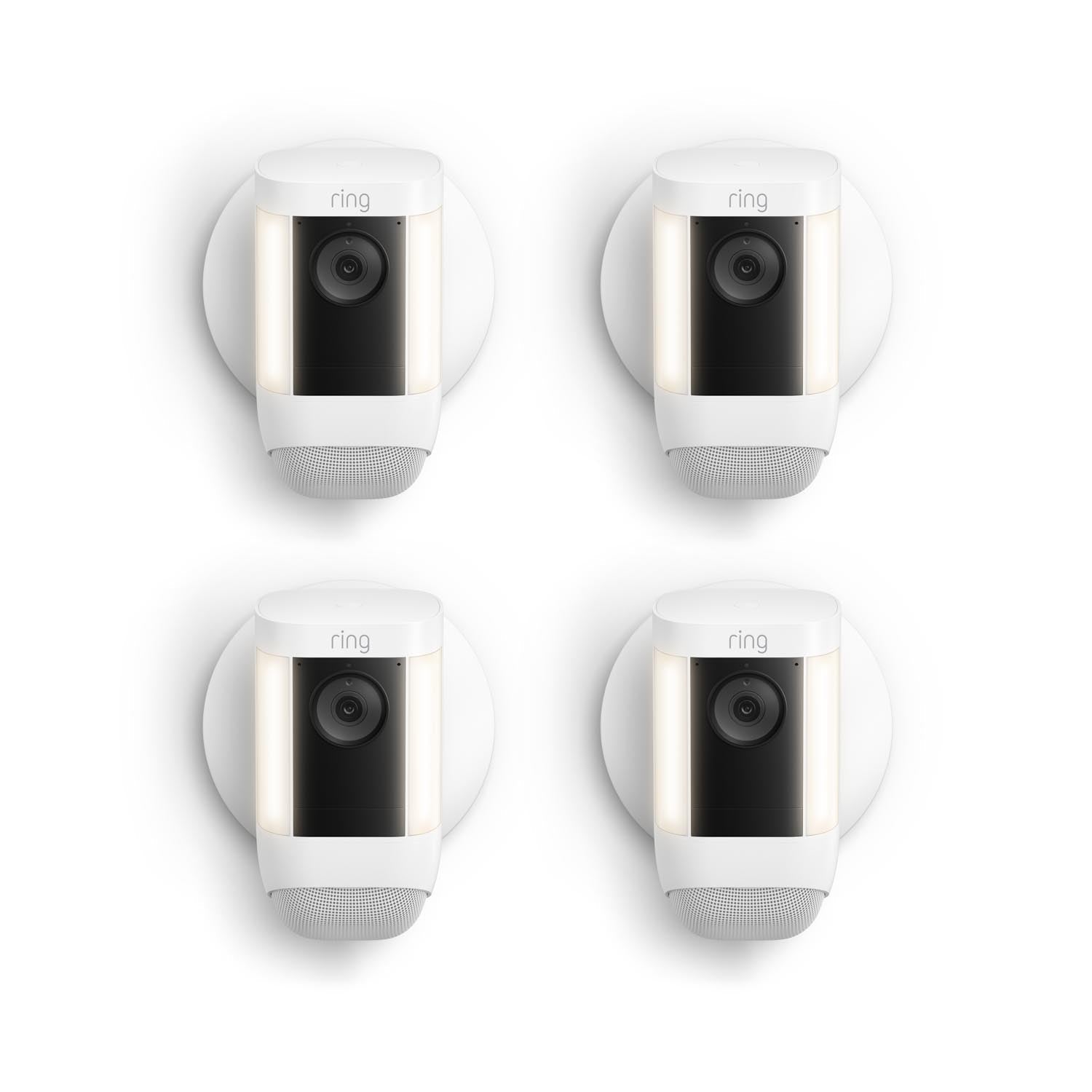 Wit:4-Pack Spotlight Cam Pro Wired