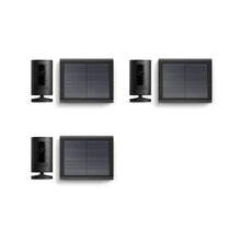 Zwart:3-Pack Stick Up Cam Solar
