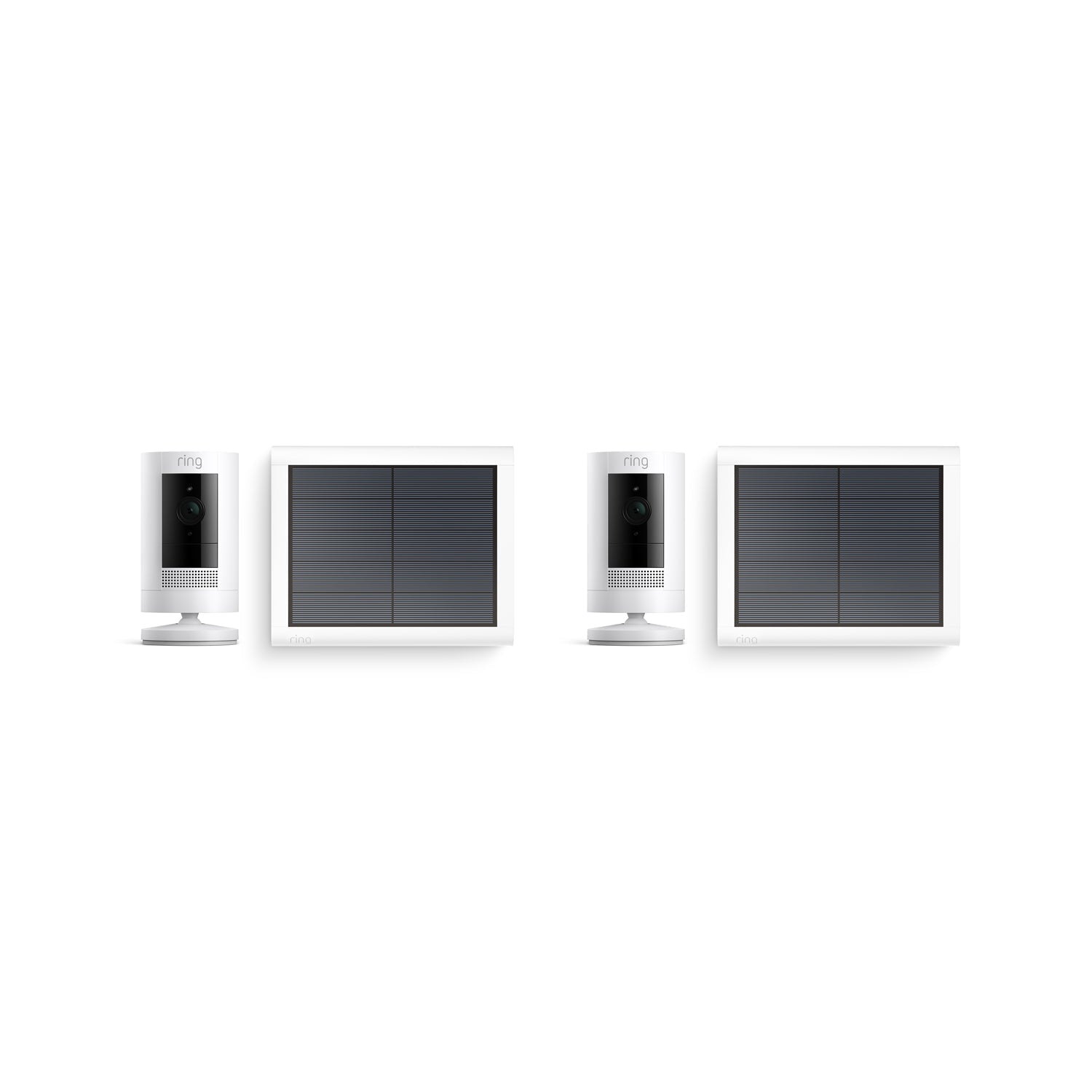 Wit:2-Pack Stick Up Cam Solar
