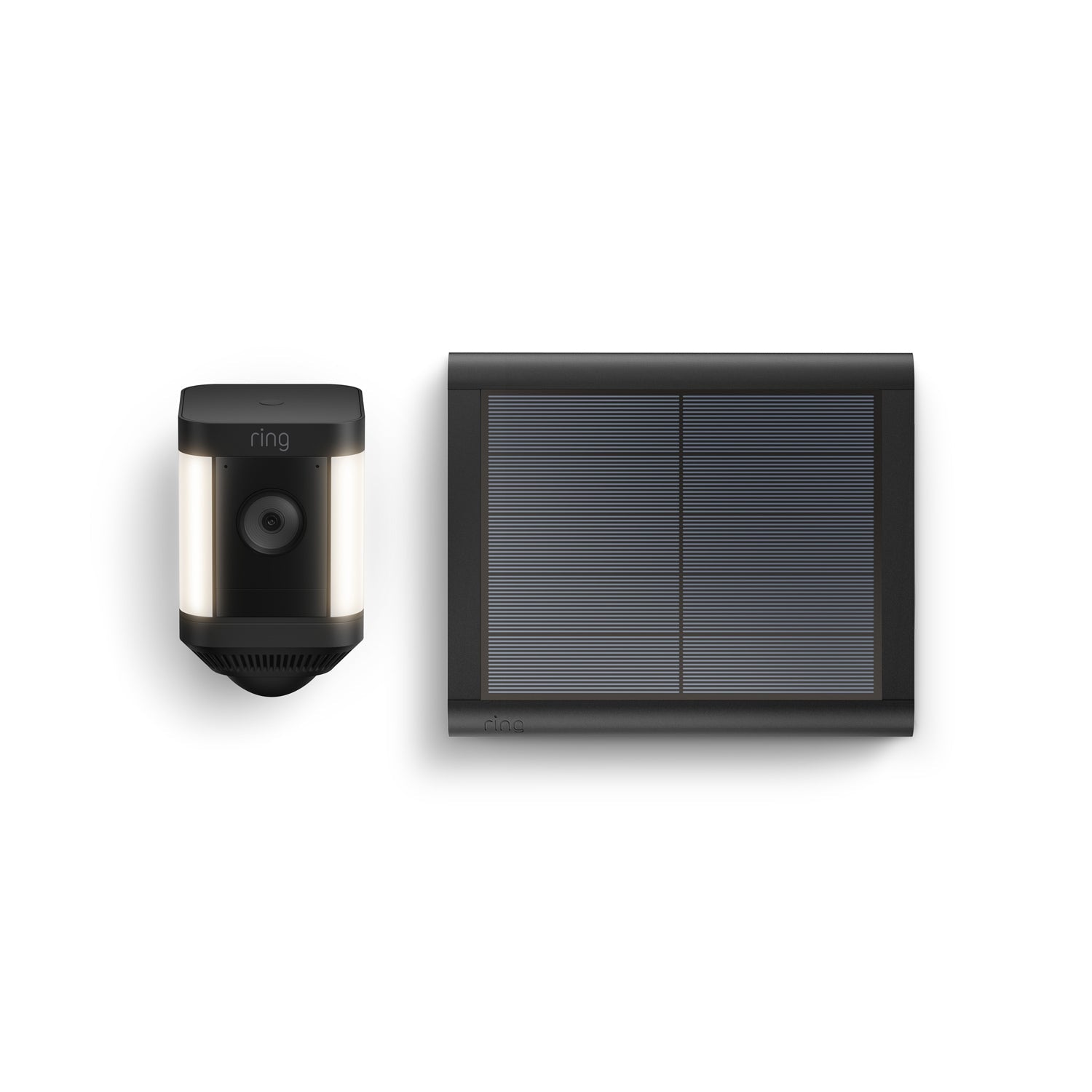 Zwart:Spotlight Cam Plus Solar