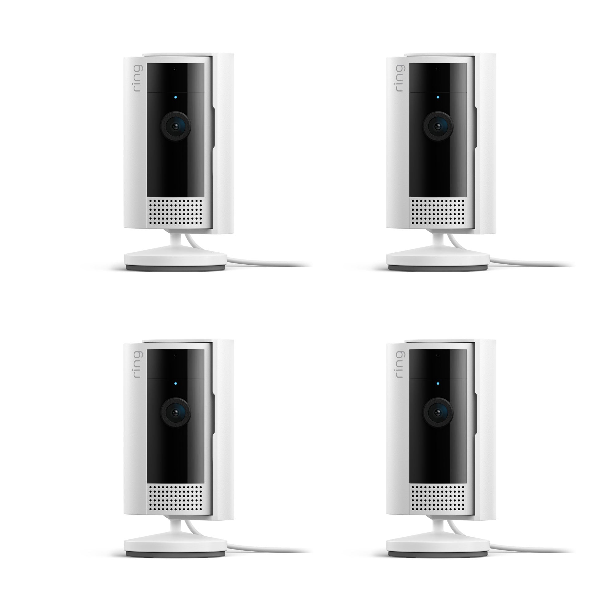 Wit:4-Pack Indoor Camera (2de generatie)