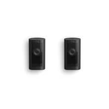 Zwart:2-Pack Buitencamera Pro op batterij (Stick Up Cam Pro)