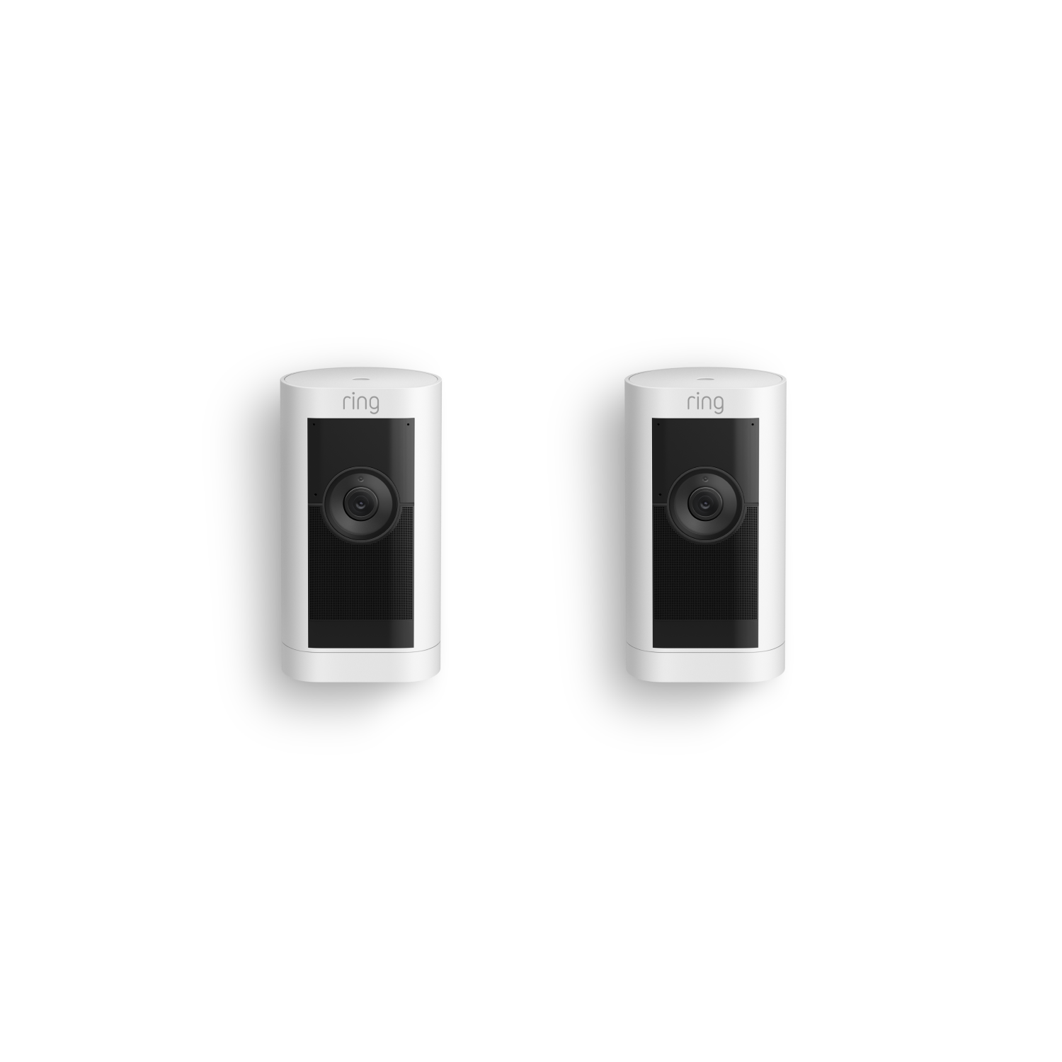 Wit:2-Pack Buitencamera Pro op batterij (Stick Up Cam Pro)