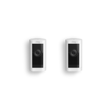 Wit:2-Pack Buitencamera Pro op batterij (Stick Up Cam Pro)