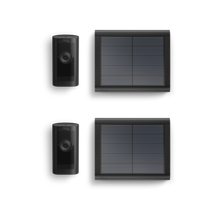 Zwart:2-Pack Buitencamera Pro op zonne-energie (Stick Up Cam Pro)