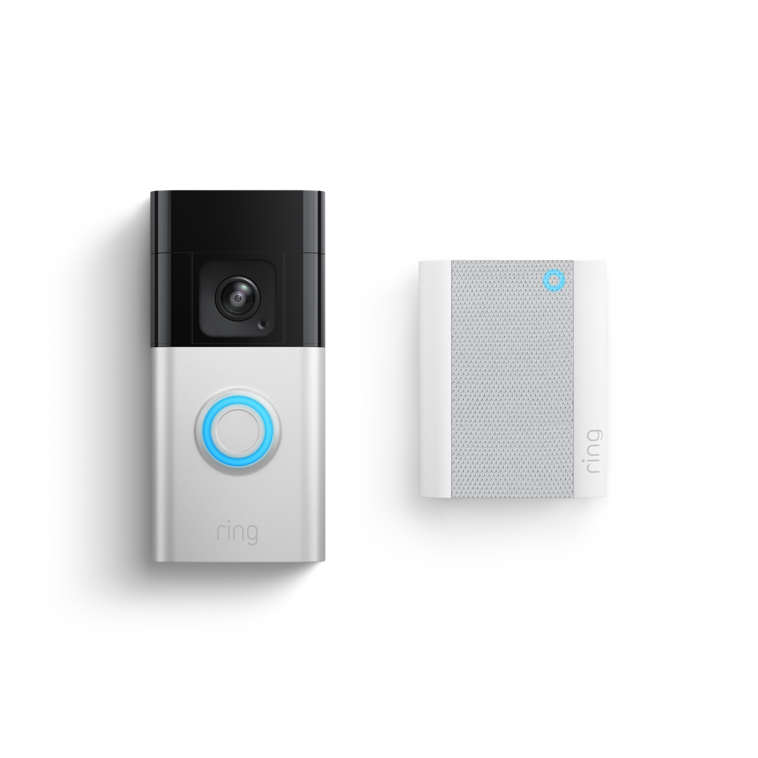 Nikkel-satijn:Videodeurbel Pro op batterij + Chime (Battery Video Doorbell Pro + Chime)