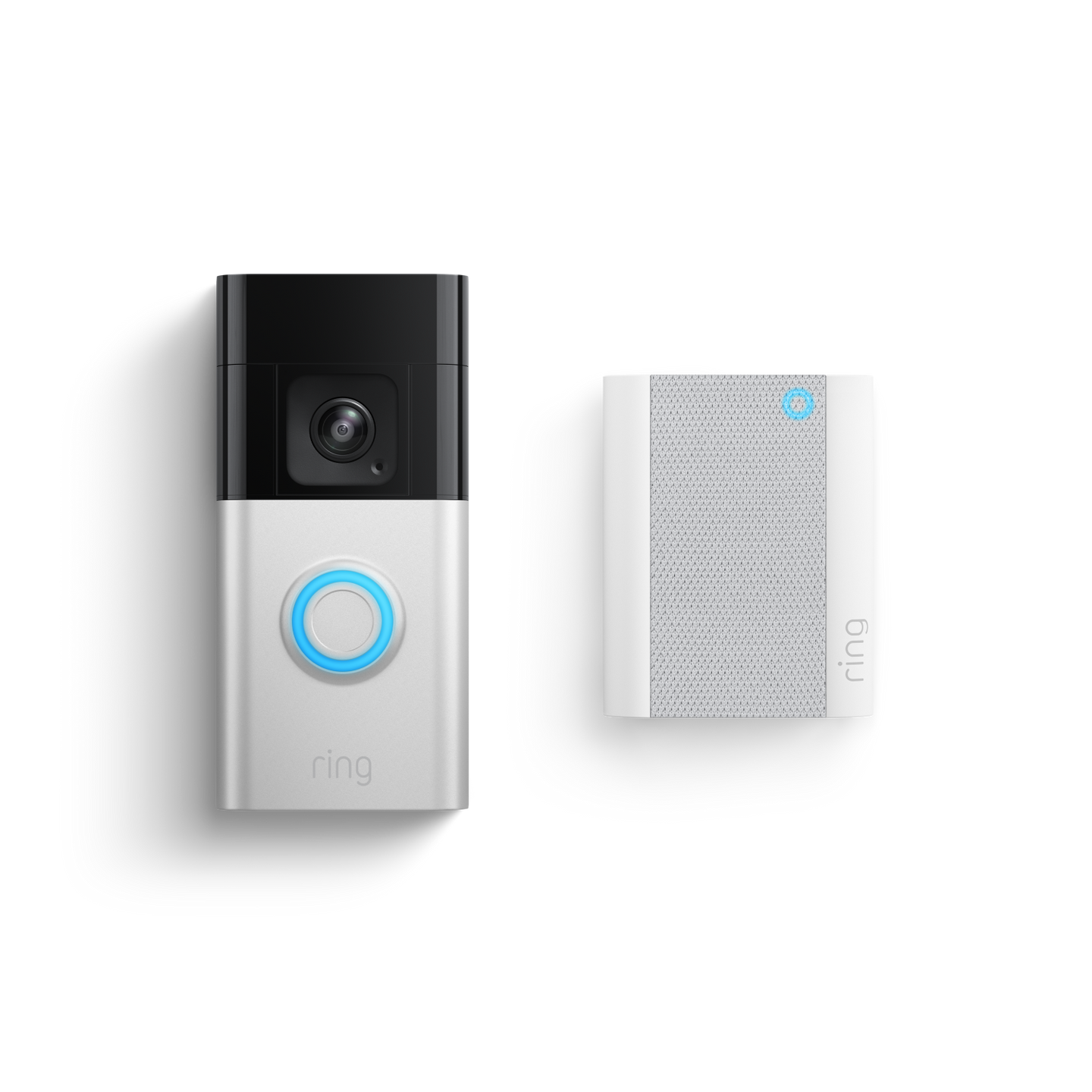 Nikkel-satijn:Videodeurbel Pro op batterij + Chime (Battery Video Doorbell Pro + Chime)