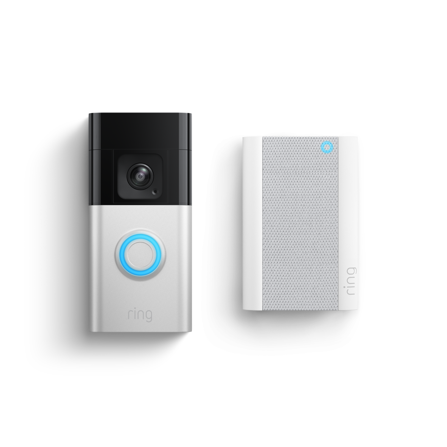 Nikkel-satijn:Videodeurbel Pro op batterij + Chime Pro (Battery Video Doorbell Pro + Chime Pro)