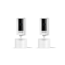 Wit:2-Pack Draai- en kantelbare binnencamera (Pan-Tilt Indoor Camera)