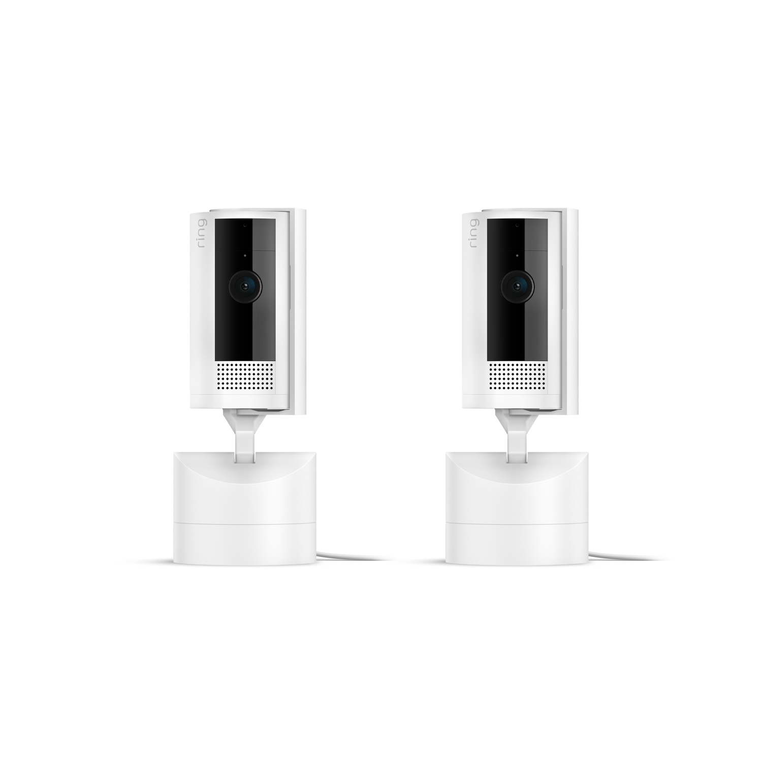 Wit:2-Pack Draai- en kantelbare binnencamera (Pan-Tilt Indoor Camera)