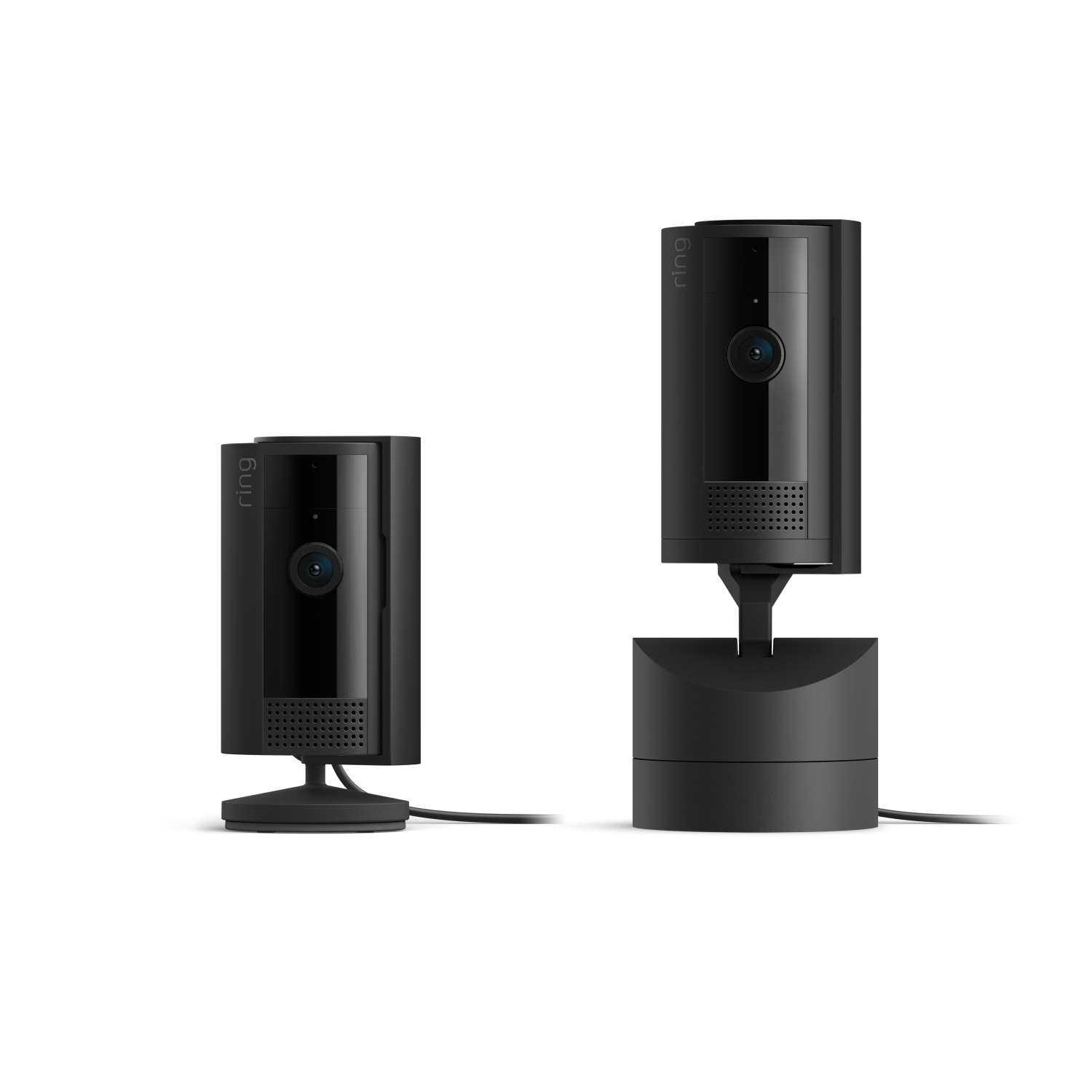 Zwart:Draai- en kantelbare binnencamera + Binnencamera 2de generatie (Pan-Tilt Indoor Camera + Indoor Camera 2e generatie)