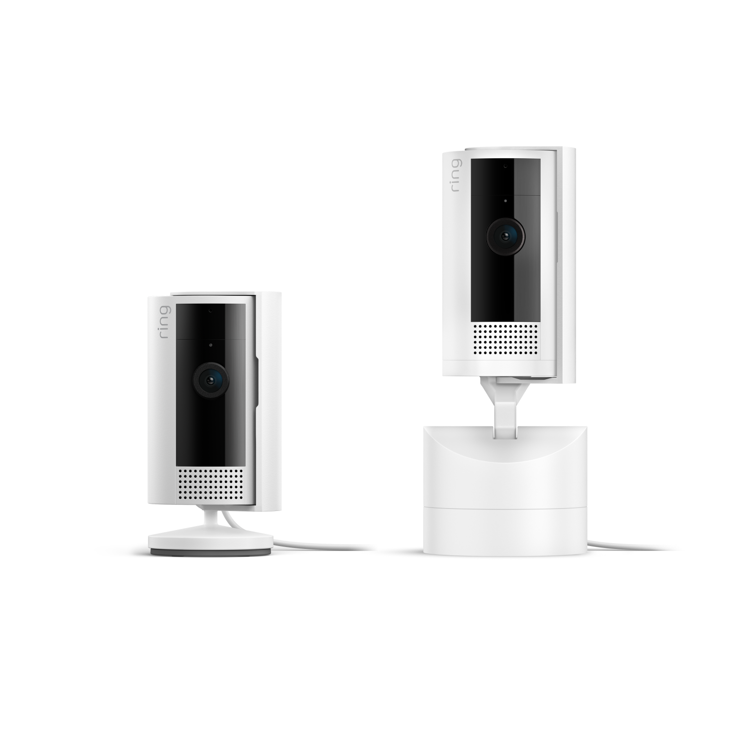 Wit:Draai- en kantelbare binnencamera + Binnencamera 2de generatie (Pan-Tilt Indoor Camera + Indoor Camera 2e generatie)