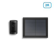 Zwart:Buitencamera Plus op zonne-energie (Outdoor Camera Plus)