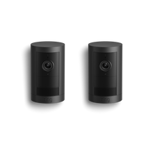 Zwart:2-Pack Buitencamera Plus op batterij (Outdoor Camera Plus)