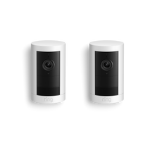 Wit:2-Pack Buitencamera Plus op batterij (Outdoor Camera Plus)