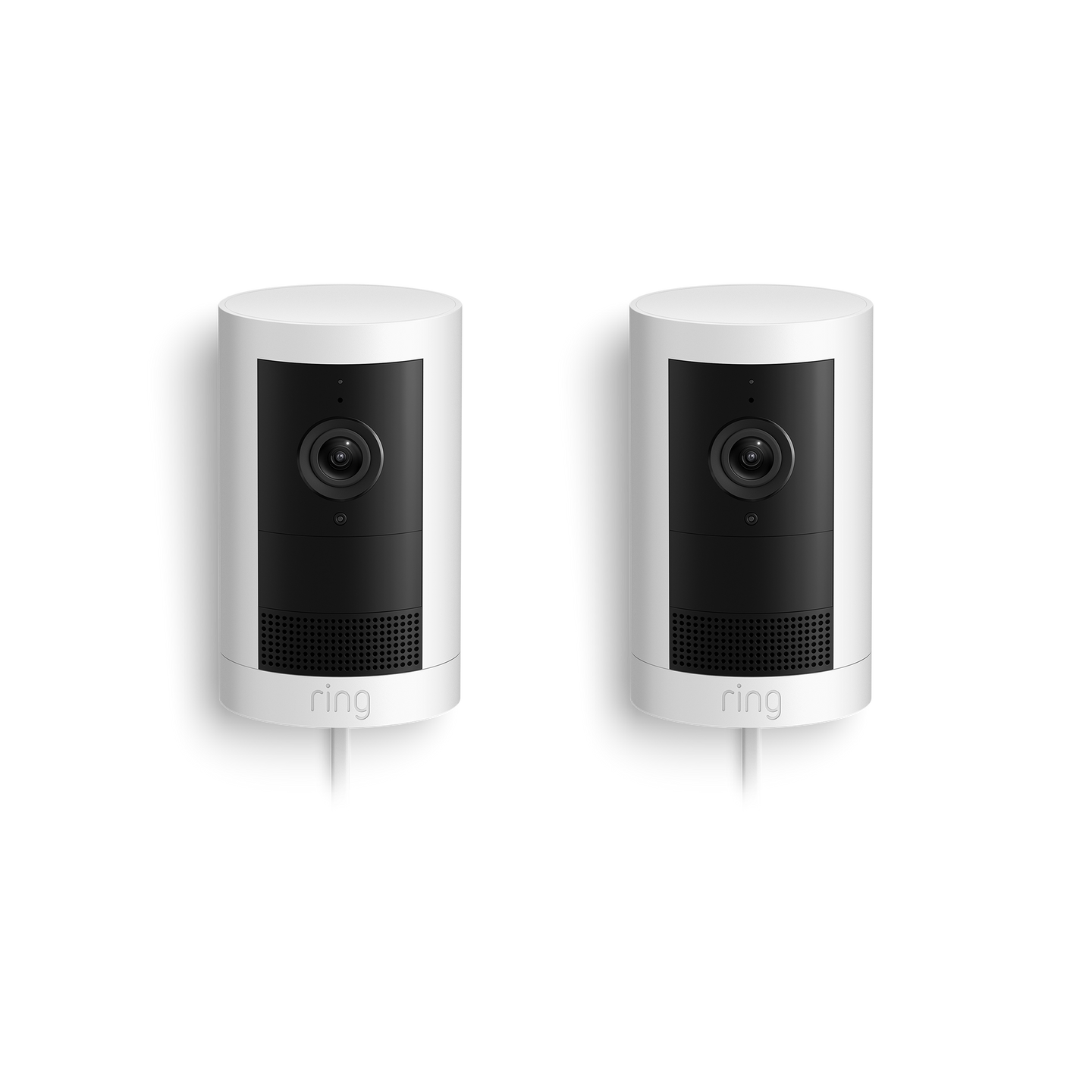 Wit:2-Pack Buitencamera Plus met stekkeradapter (Outdoor Camera Plus)