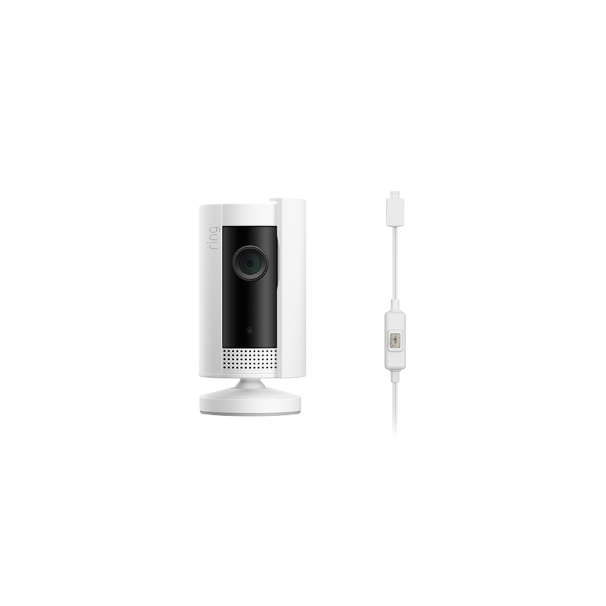 Privacyschuifje en stroomadapter (Indoor Cam 1e generatie)